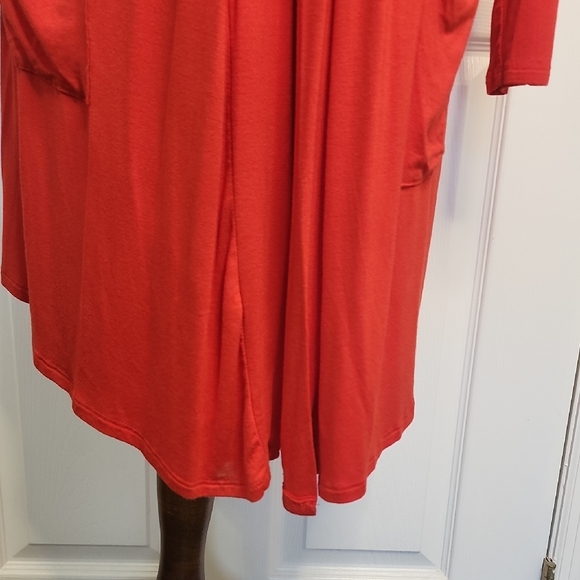 Long Cardigan Active USA Bold Red - Picture 5 of 13